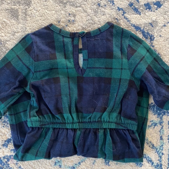 Plaid long sleeve romper - Picture 4 of 4